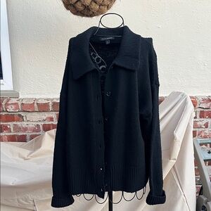 Banana Republic Black Cardigan Sweater